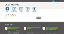 Desktop Screenshot of help.livehosting.ro