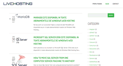 Desktop Screenshot of blog.livehosting.ro
